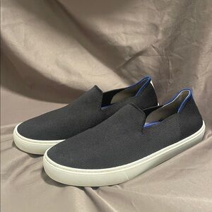 Rothy's The Sneaker Women’s Size 9  Black Slip On Loafer Sneakers Shoes Casual